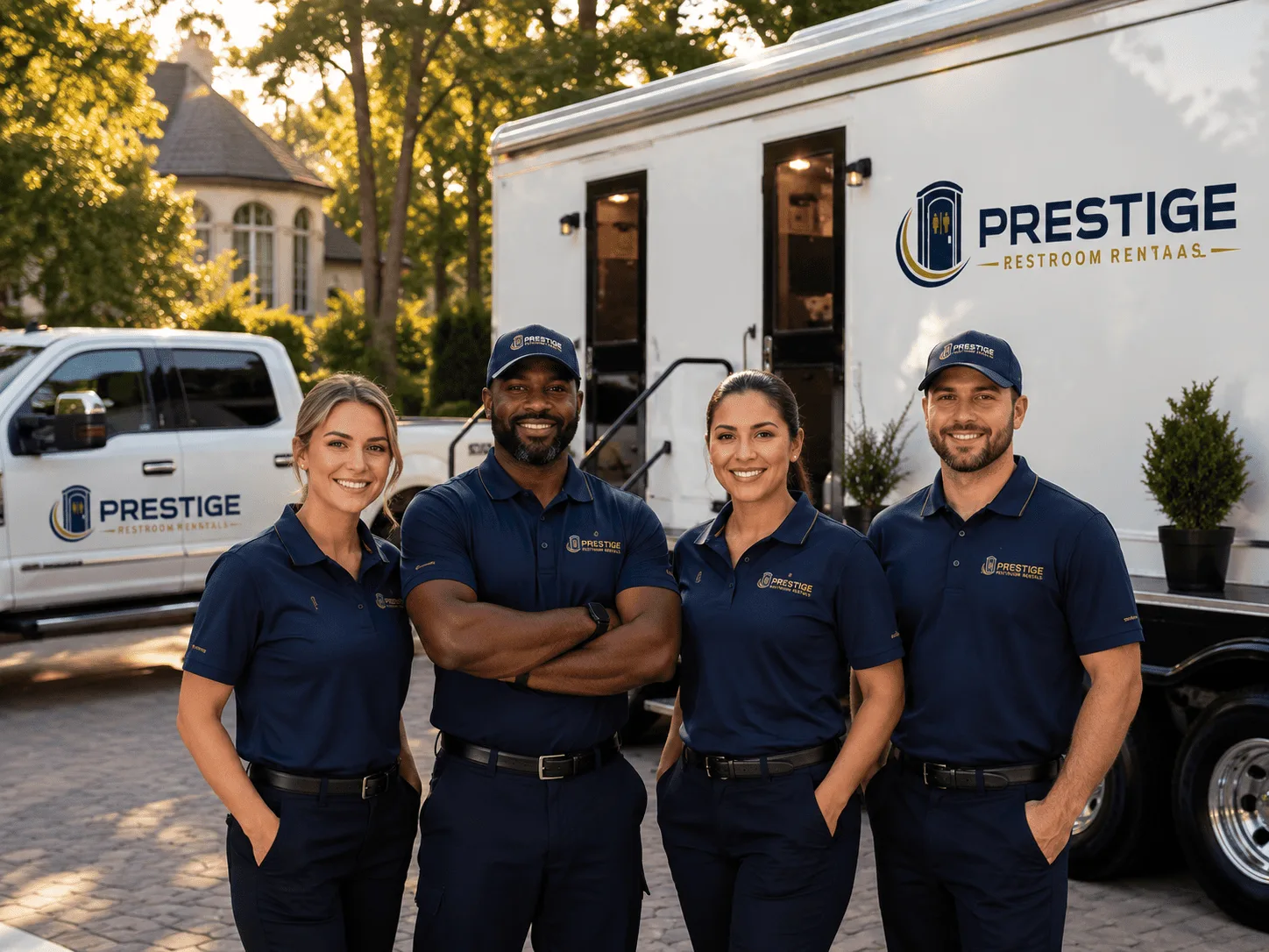 Trusted Luxury Portable Restrooms company in Dahlen, ND